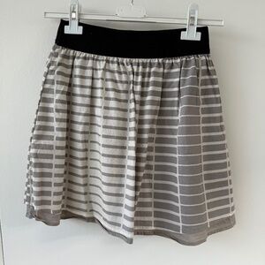 Club Monaco silk blend mini skirt